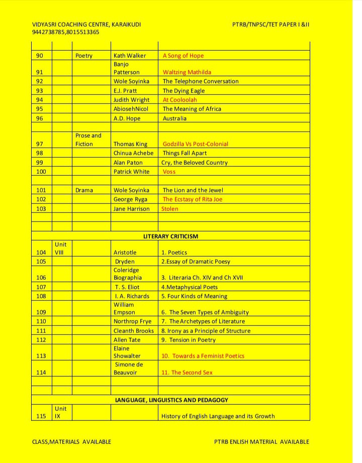 timetable